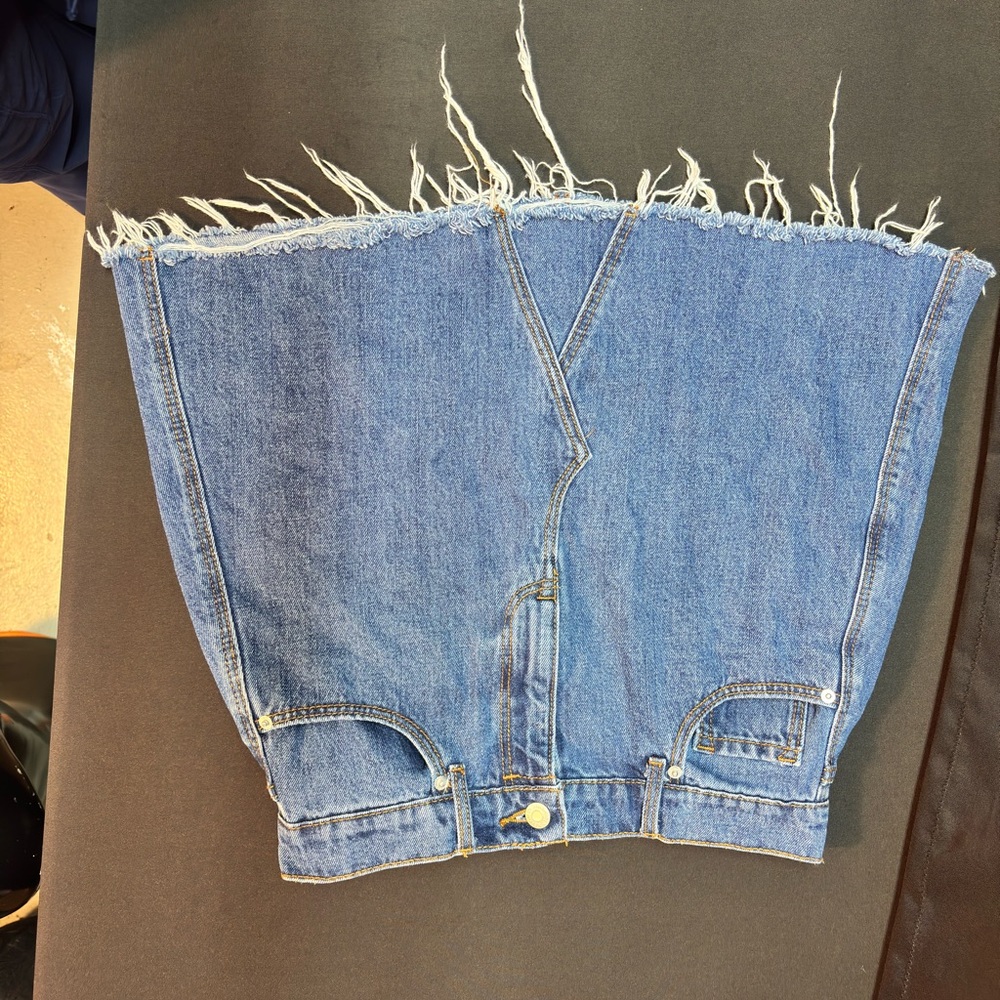 Old Navy Blue Distressed Jeans